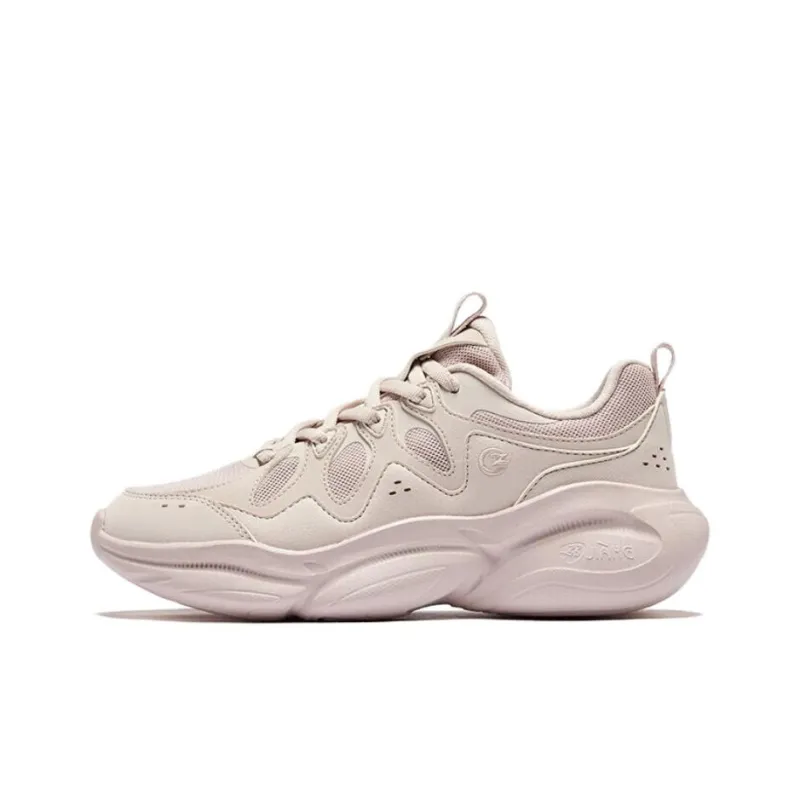 Erke Anti Slip And Wear Resistant Coverage Low Top Casual Shoes Women's Pink-0