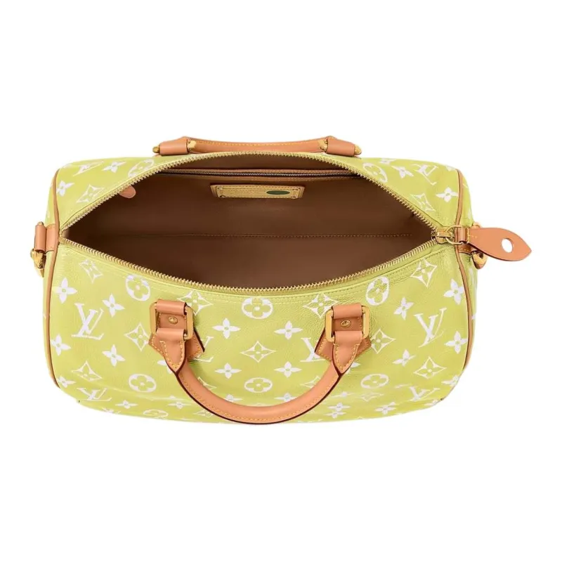 LOUIS VUITTON Speedy P9 Bandouliere 40 Lemonade Yellow-4