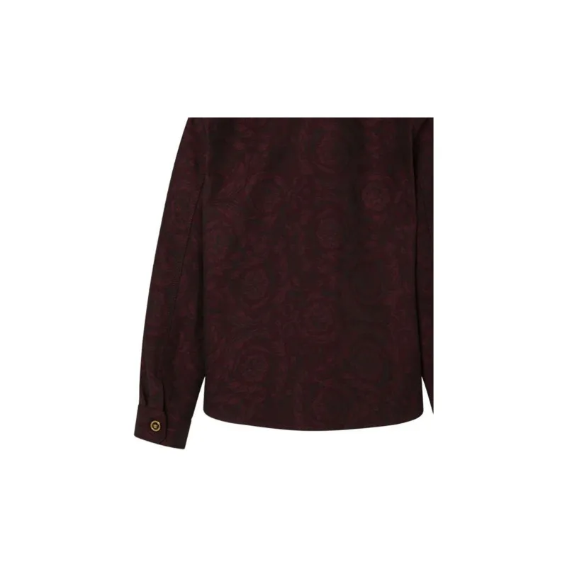 VERSACE Brocade Print Overshirt-4