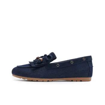 Joypeace Serpent Auspicious Collection Lazy Holiday Loafers Women's Apricot