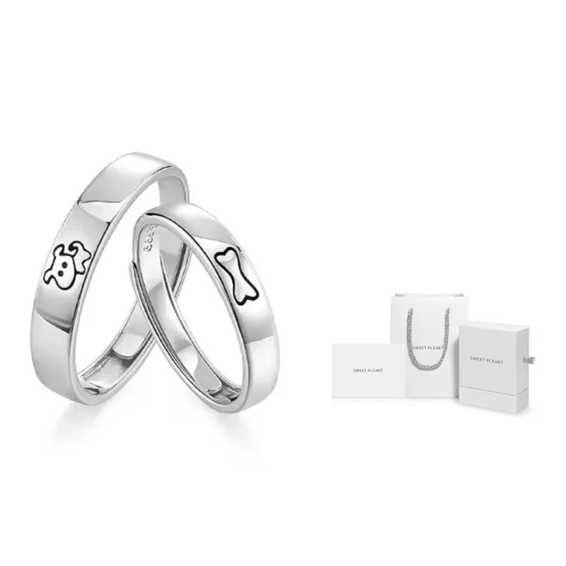 SWEET PLANET S999 Fine Silver Rings Unisex-5