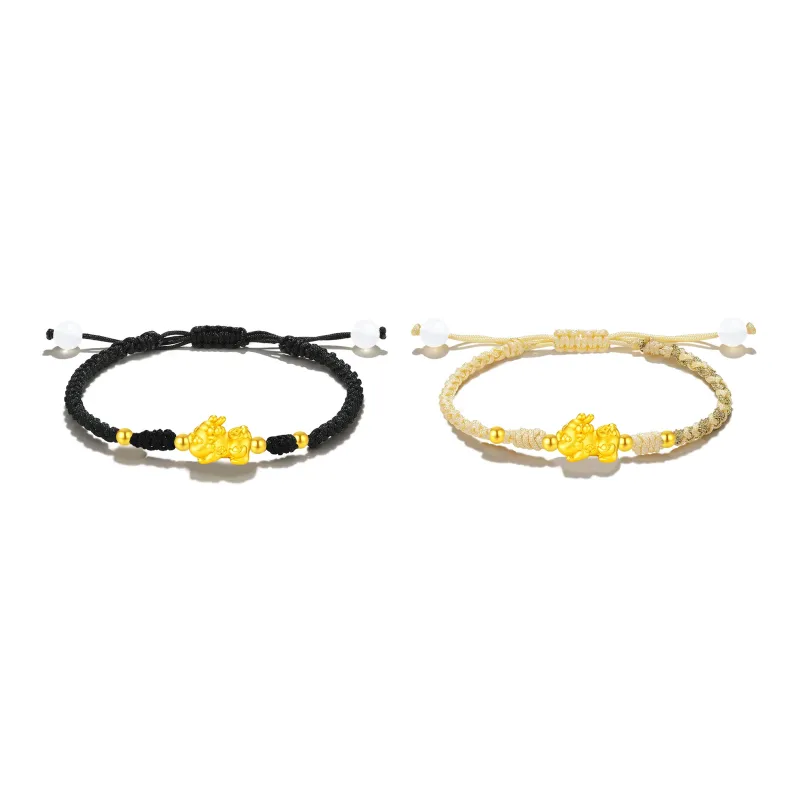 SINO GEM Gold Bracelet Unisex-4