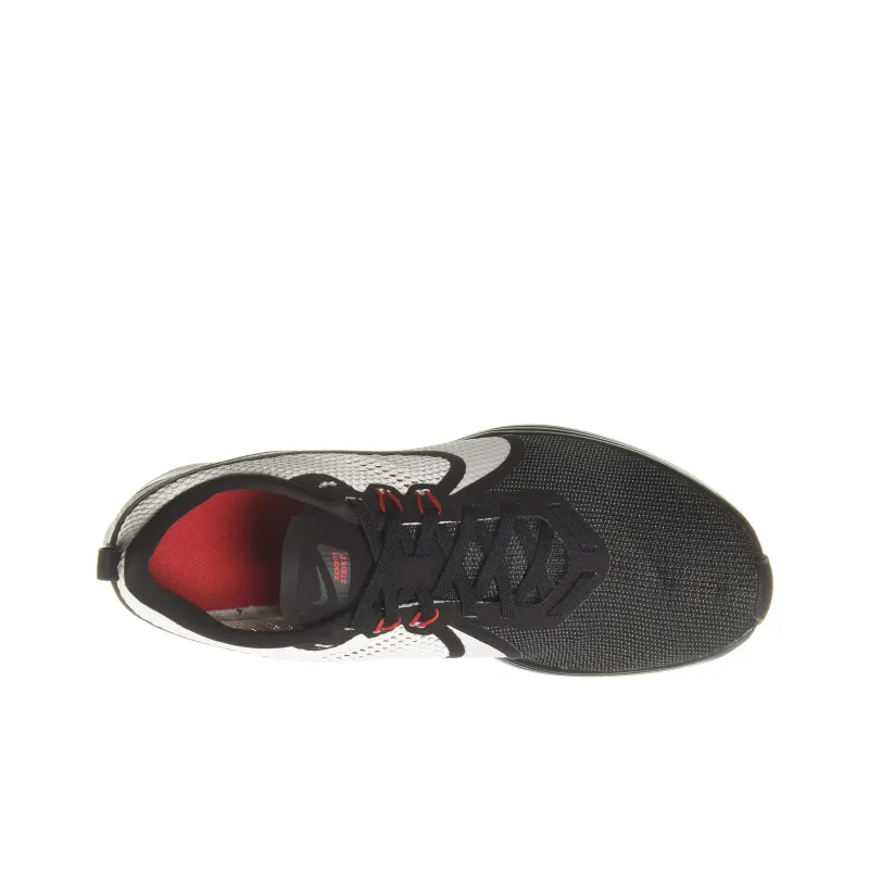 Nike Zoom Strike 2 Anti Slip Wear Resistant Low Top Casual Shoes Men's Black White-1