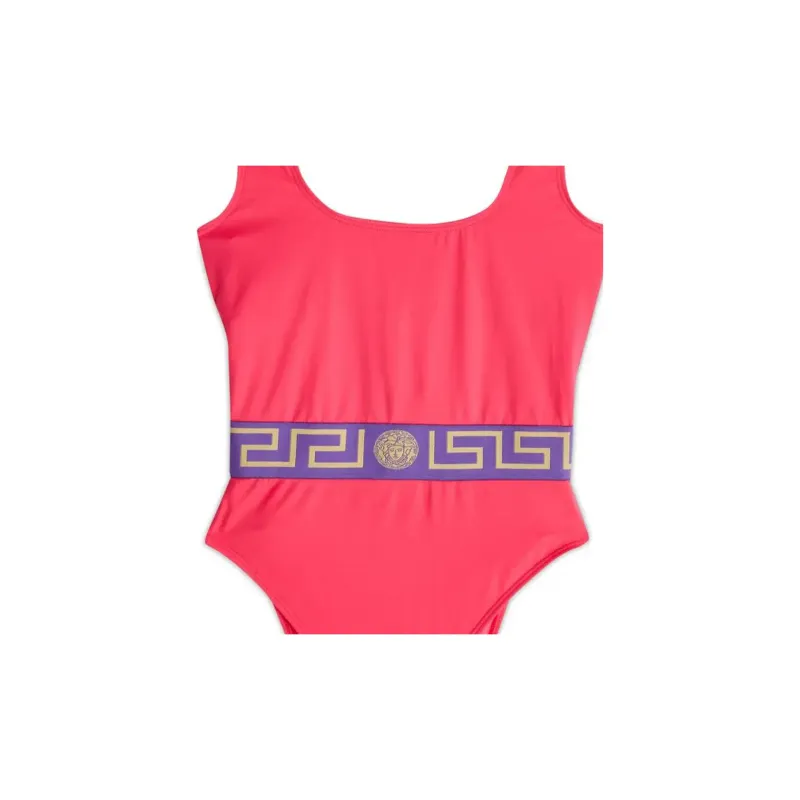 VERSACE One-piece Swimsuit Women's Red-4