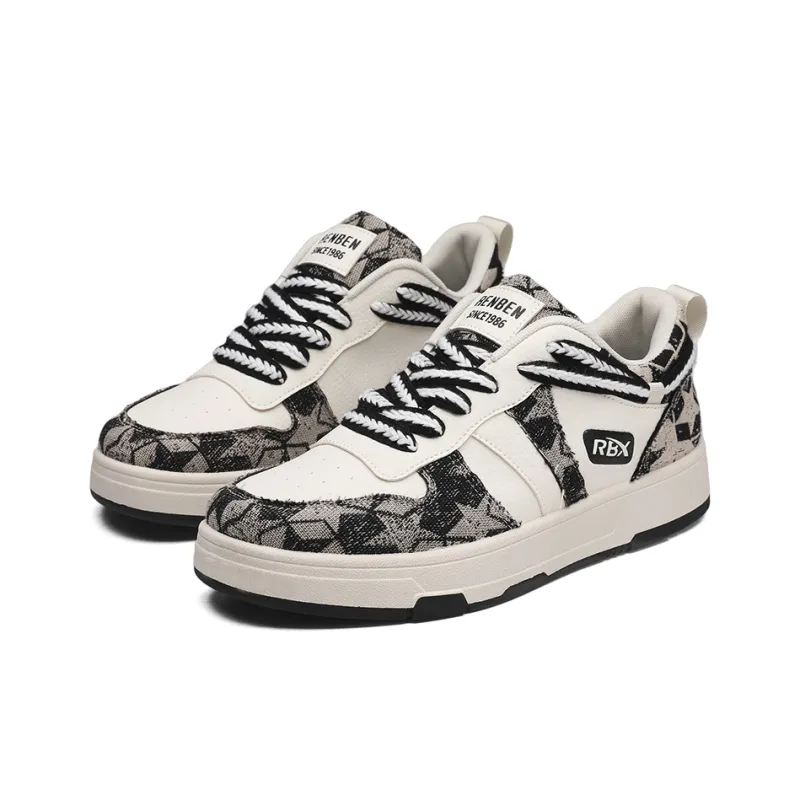 RENBEN Non-slip Lightweight Low-Top Skateboard Shoes Men's-12