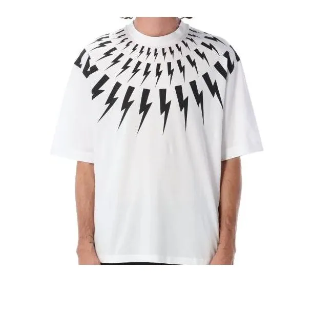 Neil Barrett T Shirts Men White-0