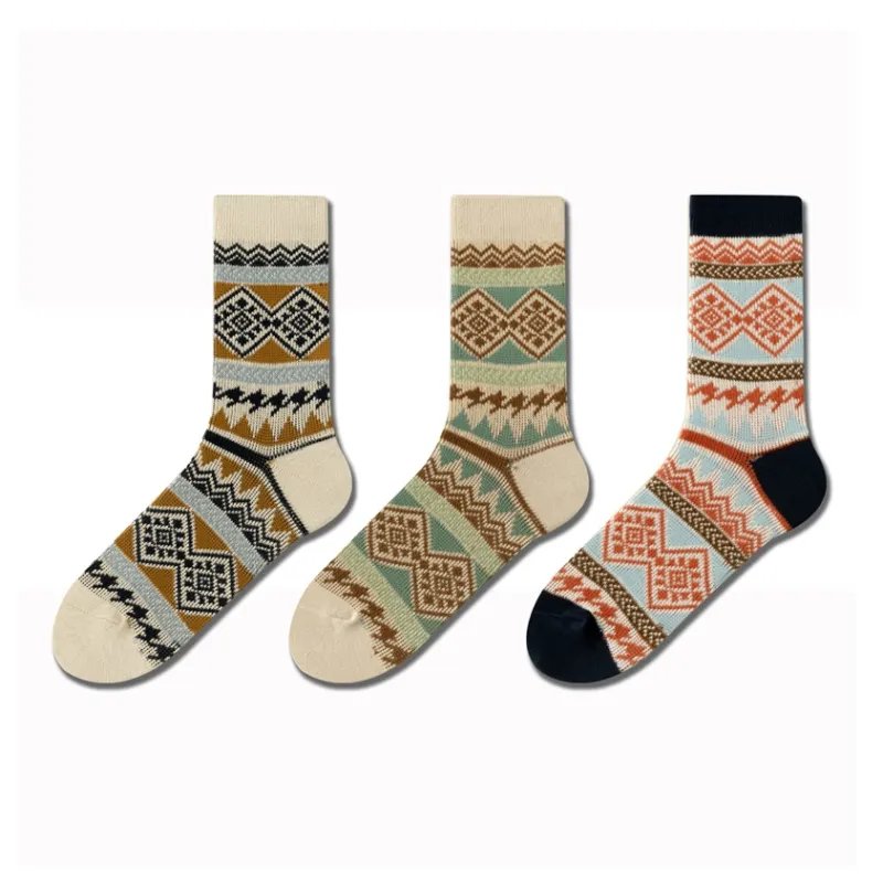 YOOKA Mid Calf Socks Unisex Combo Set-17