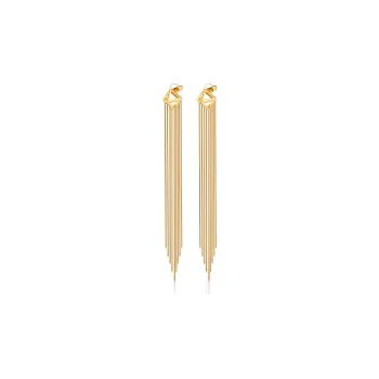 YIN 18K Gold Drop Earrings Women's Gold