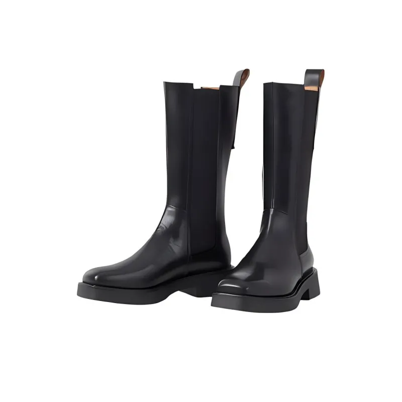 VAGABOND SHOEMAKERS Knee-High Chelsea Boots Women's Black-2