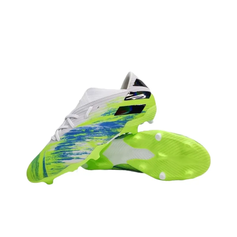 Adidas Nemeziz 19.2 Fg White Black Signal Green-2