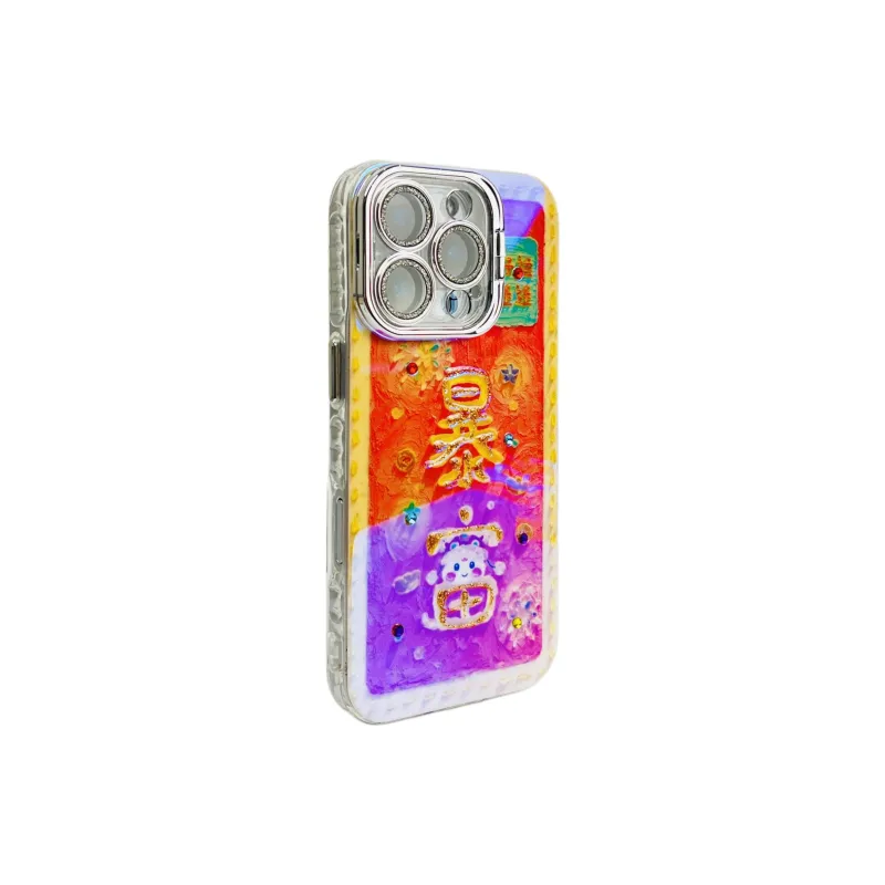 Wei Xin Acrylic Material Blue Light Rich Overnight Phone Cases Compatible With IPhone 16/15 Pro Max/Apple 13/14 Pro/Max-1