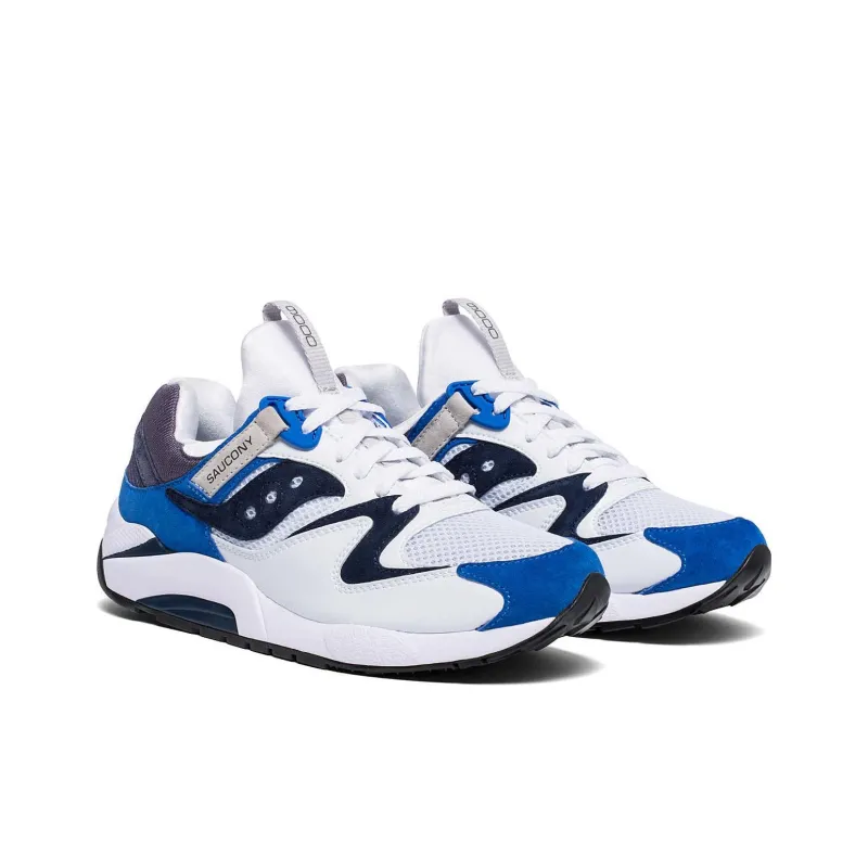 Saucony Grid 9000 White Blue-3