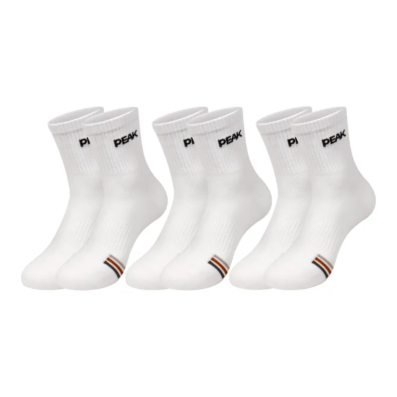 PEAK Mid Calf Socks Unisex 3 Pack-2