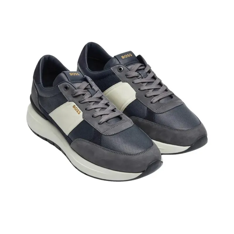 HUGO BOSS JACE Low Top Casual Shoes Men's Gray-3
