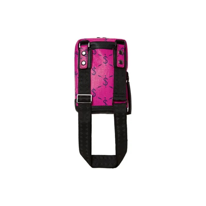 SPRAYGROUND PVC Shoulder Bag Crossbody Bag Casual Bag Unisex Rose Red-2