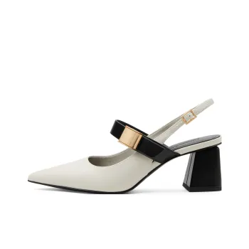 CHARLES&KEITH Small Ck Chunky Heel High Heels 7cm Women's