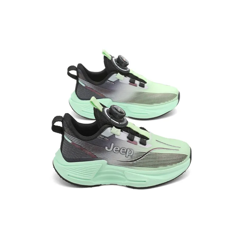Jeep Wear-Resistant Breathable Slip-Resistant Cushioning Kids' Running Shoes Mint Green Kids'-5