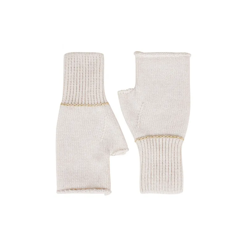 TUCANO Rabbit Hair Cotton Knit Gloves Unisex Camel-4