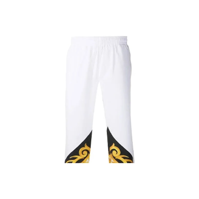 VERSACE Knitted Sweatpants Men White-4