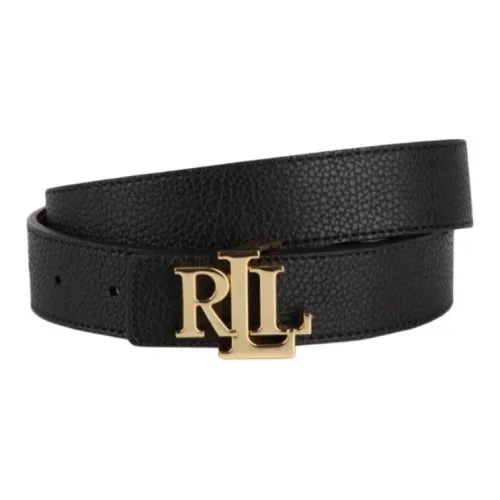 Polo Ralph Lauren Polyurethane Leather Belts Women's Black/Brown -