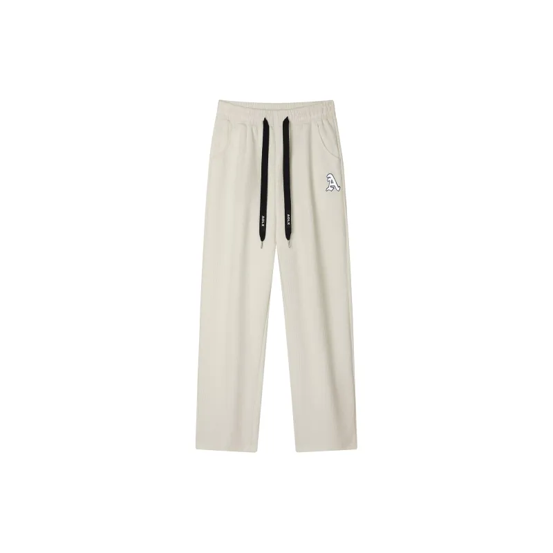 Aol Knitted Sports Pants Unisex-5