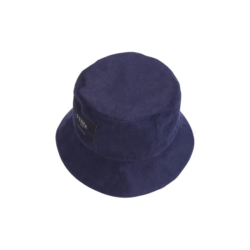 FENDI Logo patch Bucket Hat-3