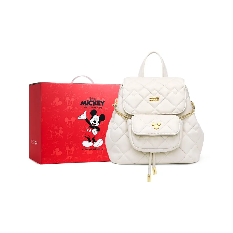 MESUCA Disney, Collaboration Disney Collection PU Backpack Regular Women's Black/White/Denim Blue-6