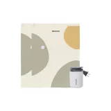 2 Pack-Medium Size[Cream Geometric Shape]Includes Electric Pumps
