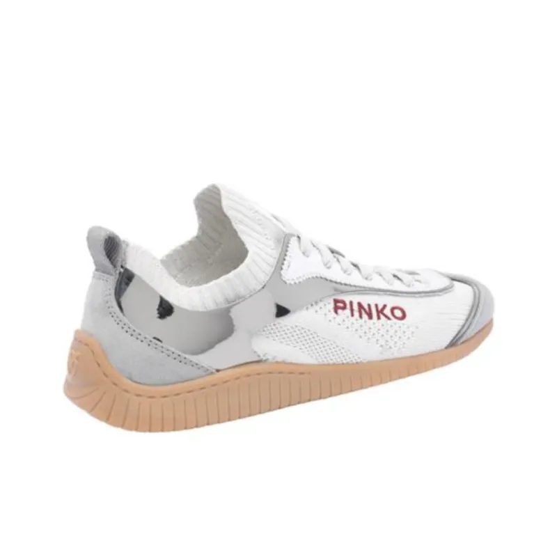 PINKO Logo Embroidered Low Top Sneakers Women's-2
