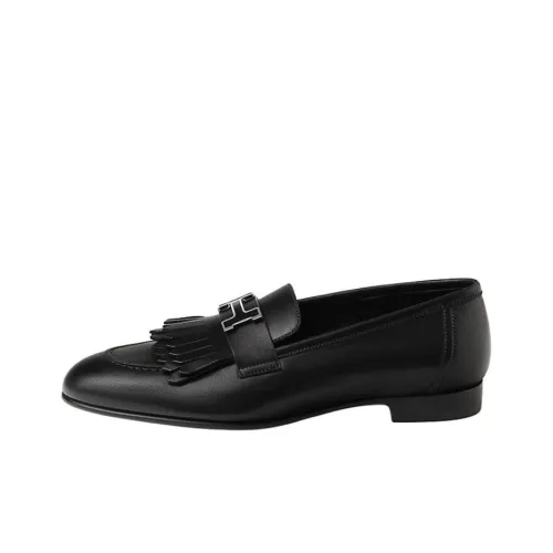 HERMES Loafers Women's Black