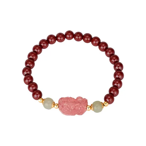 ZUIWENGLANGYASHANWENCHUANG Cinnabar Bracelets Unisex