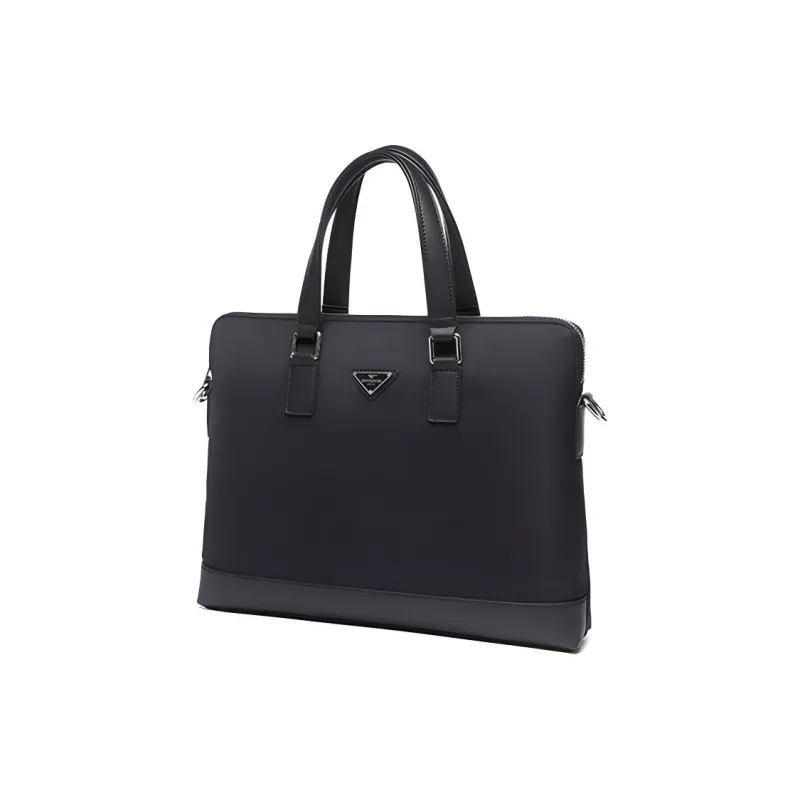 SEPTWOLVES Fabric Blend Microfiber Crossbody Handbags Regular Men's Black-1