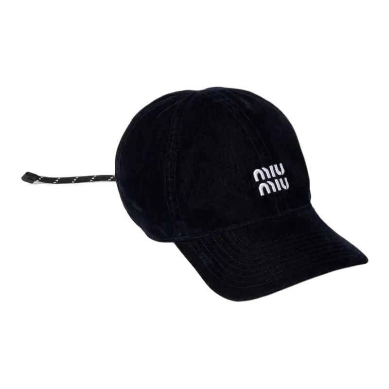 MIU MIU Velvet Baseball Cap-1