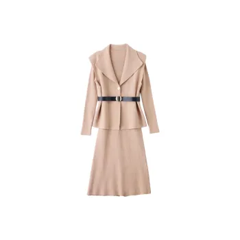 Yi Mengyuan Skirt Set Women's Wheat