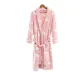 Pink Rabbit Jacquard Bath Robes
