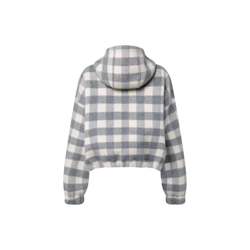 LOUIS VUITTON Double Face Check Zip Up Jacket-1