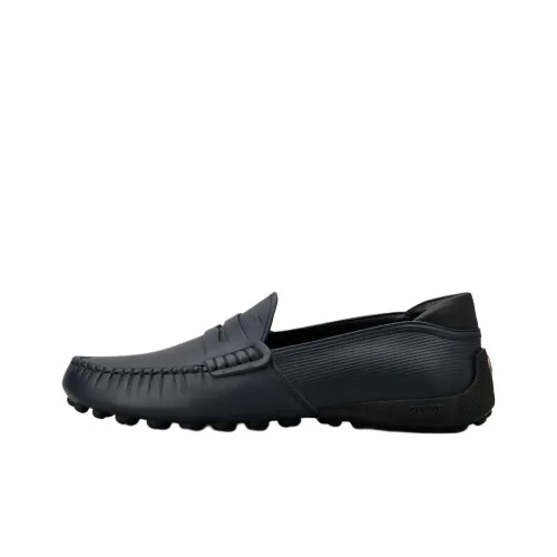 Automobili Lamborghini x TOD'S Loafers Unisex Blue Black