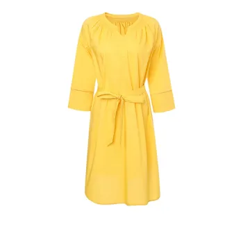 Yiner Life Nightgown Women's Yellow