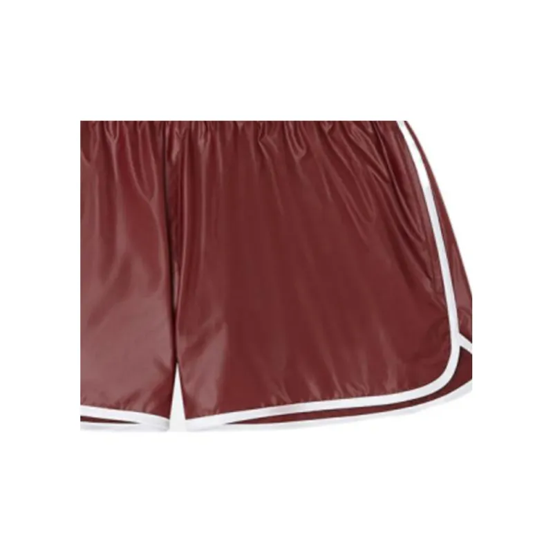 VERSACE Casual Shorts Men Red-4