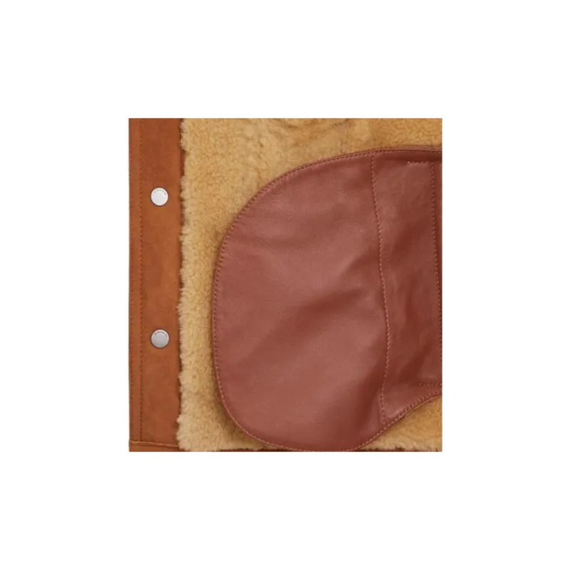 COACH FW23 Leather Jacket Men's Dark Brown-4