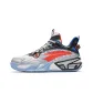 Silver/Black/Neon Bright Dark Red