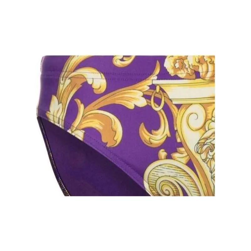VERSACE Swimming Shorts Men Purple-3