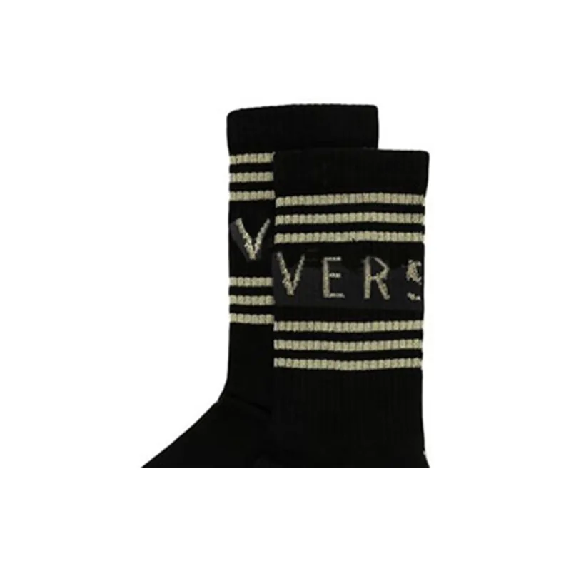 VERSACE Unisex Knee-high Socks-2