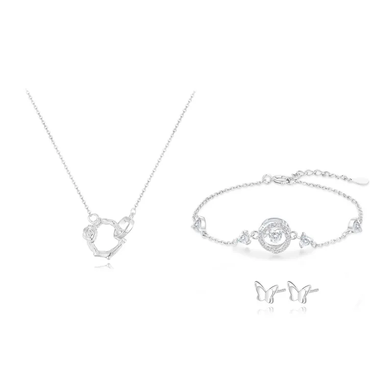 FORCHI Sterling Silver Necklaces Women's Couple Anniversary Birthday-8