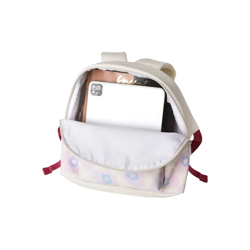 LOVVVVE PVC Students Backpack Women's White-3