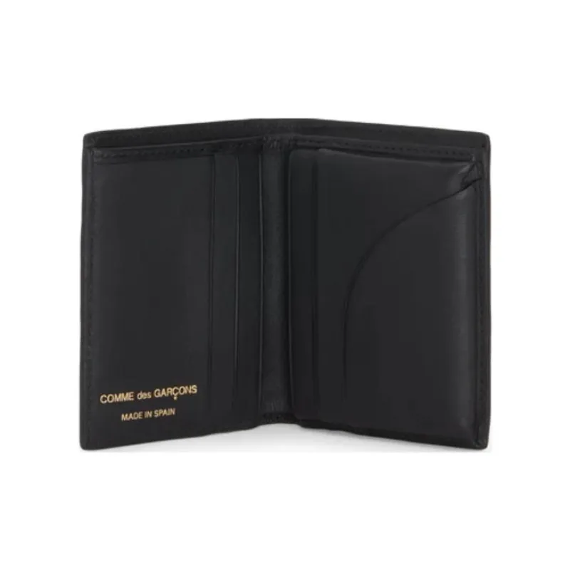 CDG Cow Leather Wallet Men's Black-2