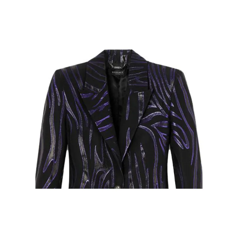 VERSACE Business Suits Women's Purple-4