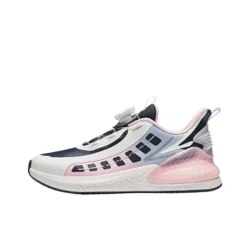 Antakids C37 Lightweight Cushioning Low Top Kids' Running Shoes New Ink Blue / Anta White / Cute Pink Teenagers