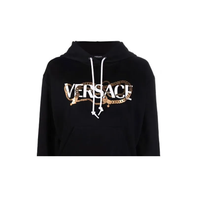 VERSACE Sweatshirts Women's Black-4