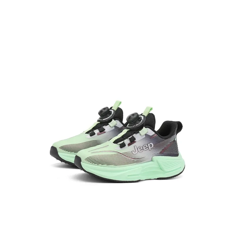 Jeep Wear-Resistant Breathable Slip-Resistant Cushioning Kids' Running Shoes Mint Green Kids'-2